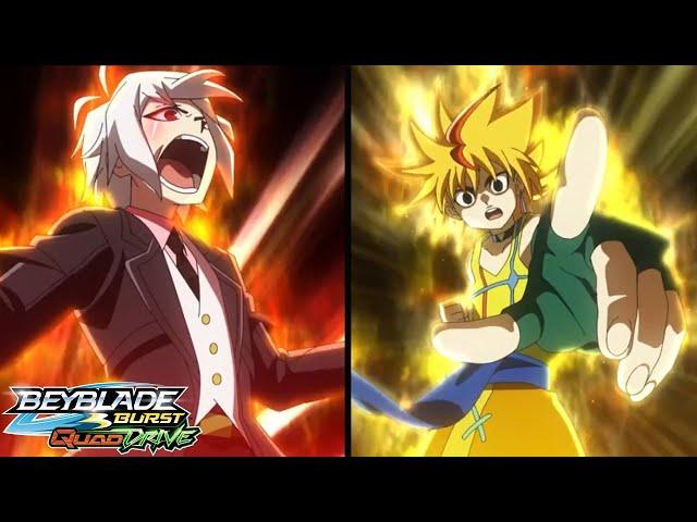 Beyblade Burst QuadDrive Shu VS Free ENG-DUB