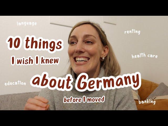 10 things that I wish I knew about Germany before I moved. A lot of things have surprised me.