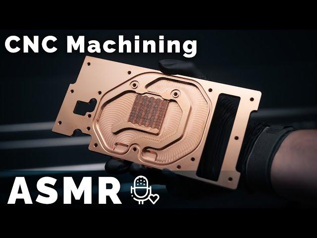 Machining a GPU Waterblock Coldplate | ASMR Edition | Only Machine Sounds