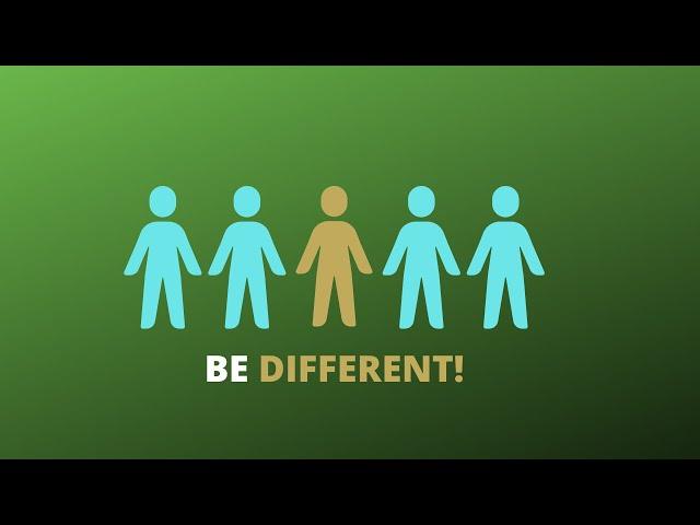 DIFFERENT | BE DIFFERENT | HOW TO BE DIFFERENT By: Seun Obisesan - Youth Zone