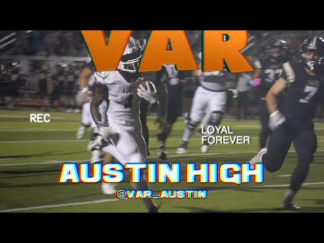 FULL TAPE: Austin High vs Buda Johnson (Maroon highlights, Week Three 2024)