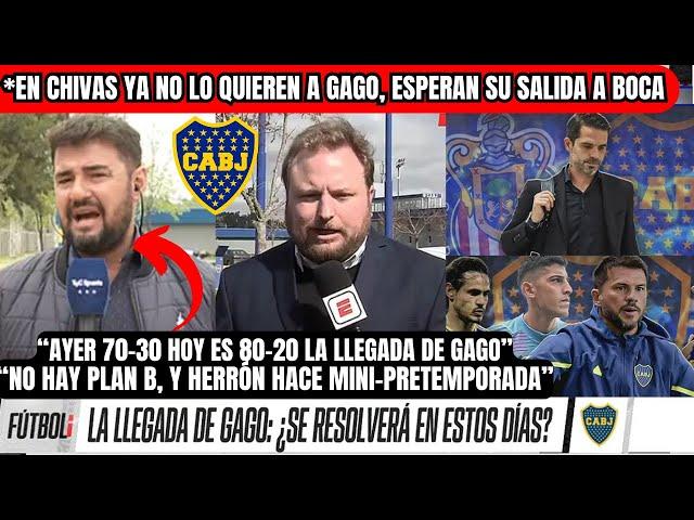 GAGO a BOCA Capitulo 1002En CHIVAS Ya NO lo QUIEREN!BOCA Trabaja Lo FÍSICO ¿Pedido Por GAGO?🟡