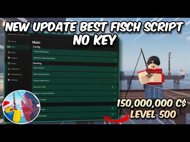 [UPD + 2X] Fisch Script Pastebin | Auto Farm Fish, 2x XP Boost, Auto Sell | Mobile and PC - (No Key)