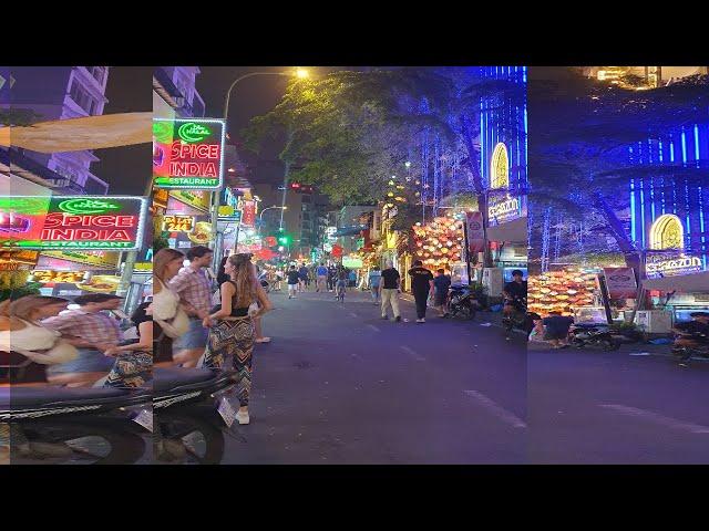 Holiday Season on Saigon's Bui Vien Walking Street, Vietnam (2024-12-07)