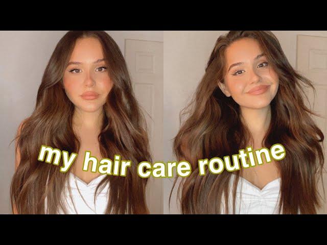 my hair care routine for long and healthy hair + healthy hair tips!!