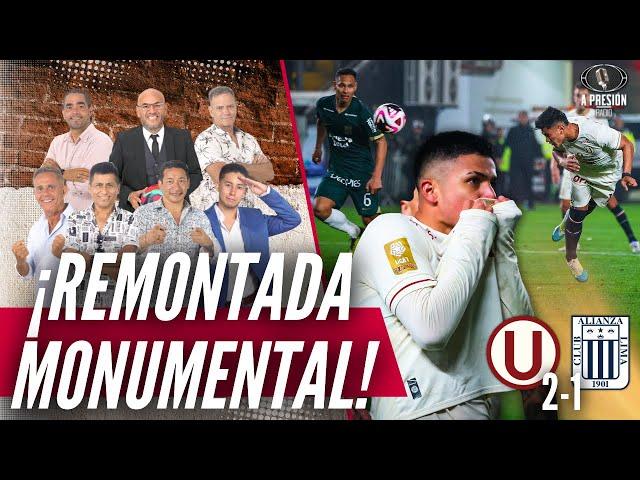 ¡REMONTADA MONUMENTAL! Universitario 2-1 Alianza Lima