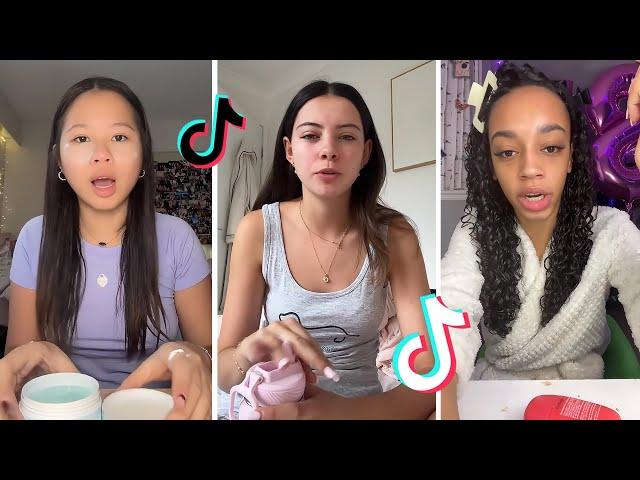 Makeup Tutorial Tiktok Compilation - GRWM  ( Get Ready With Me ) ️(Skincare, Makeup, Outfits) 1037