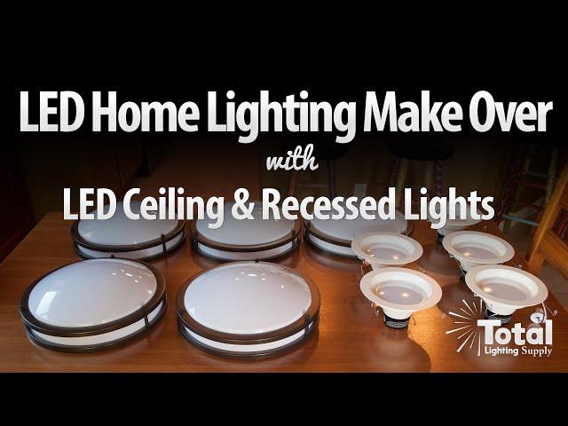 LED Home Lighting Make Over by Total Recessed Lighting