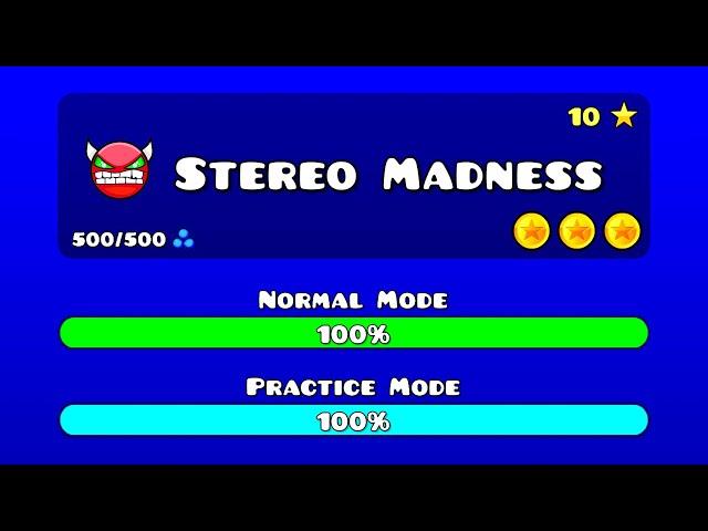 Stereo Madness, но его улучшили игроки | Geometry Dash