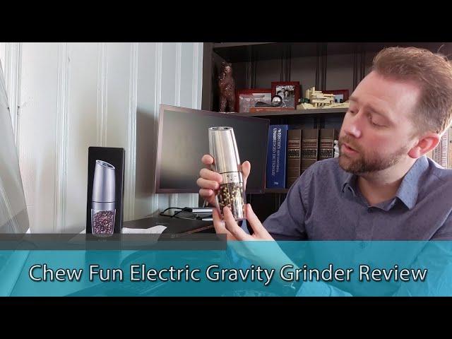 PEPPER GRINDER - Full Review of Chew Fun Electric Gravity Grinder