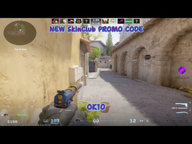 OK10- GET fantastic {skin.club}  PROMO CODE
