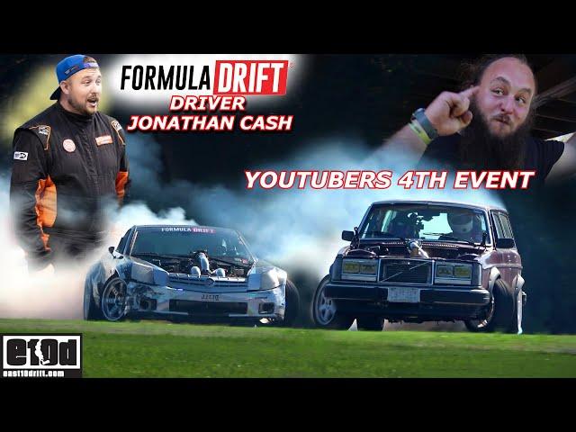 Tandem with Pro Formula Drift Driver at 4th Event ever in the Volvo 240 Wagon!