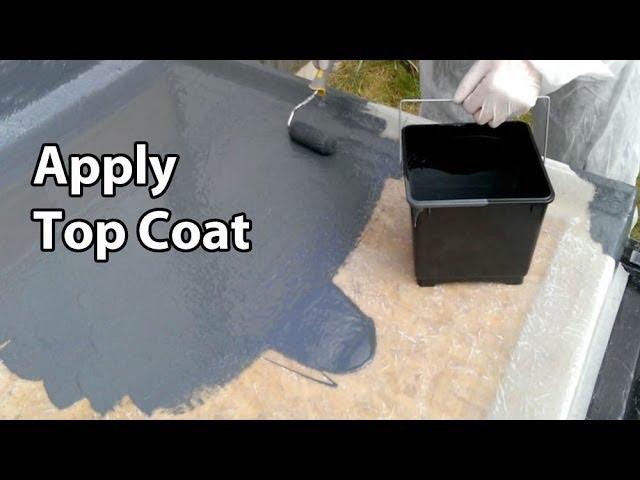 Part 5 Fibreglass RoofingTopcoat - GRP Flat roof colour