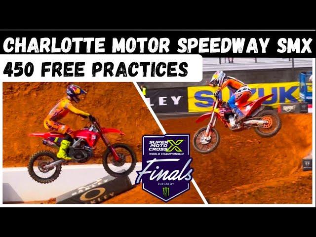 Charlotte SuperMotocross Rd1 450 Free Practice Fast Laps Sexton, Lawrence, Tomac, Webb, AP, Roczen