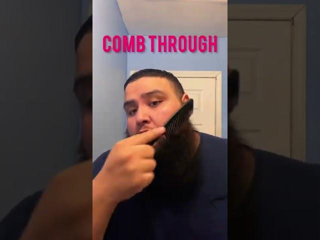 How To Take CARE of Your BEARD at Night in 50 SECONDS!