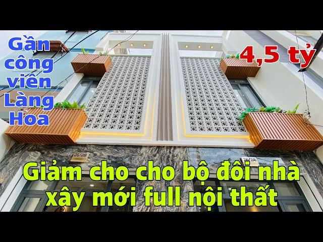Bán nhà Gò Vấp | Nhà Đẹp xây mới hơn 4 tỷ tặng full nội thất cao cấp Đường Lê Văn Thọ phường 11.