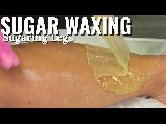 SUGARING | SUGAR WAX #waxing #sugaring #legwax #sugarwax