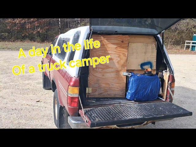 A day in the life living in a truck camper