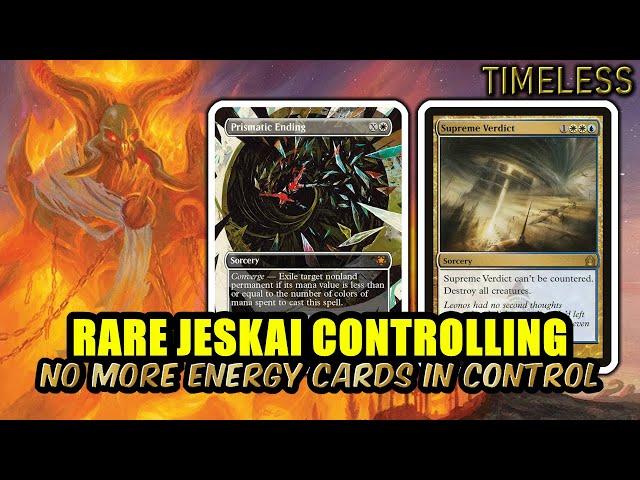 Jeskai Control Is Better Without Energy Package Confirmed? | Timeless BO3 Ranked | MTG Arena