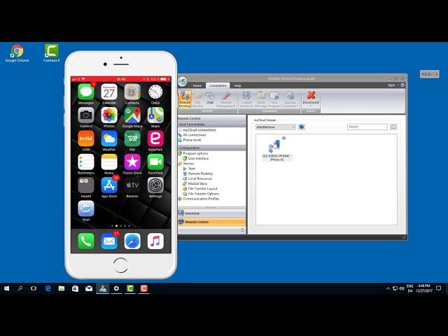 Remote Control iPhone and iPad