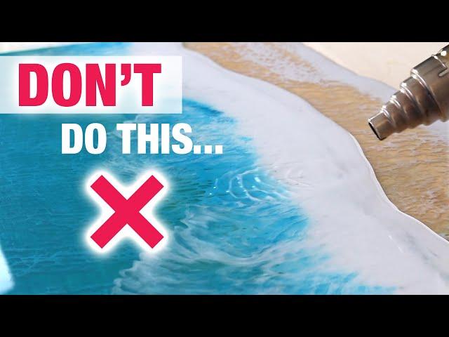 DON'T Do This | Resin Waves Tutorial (Voice Over)