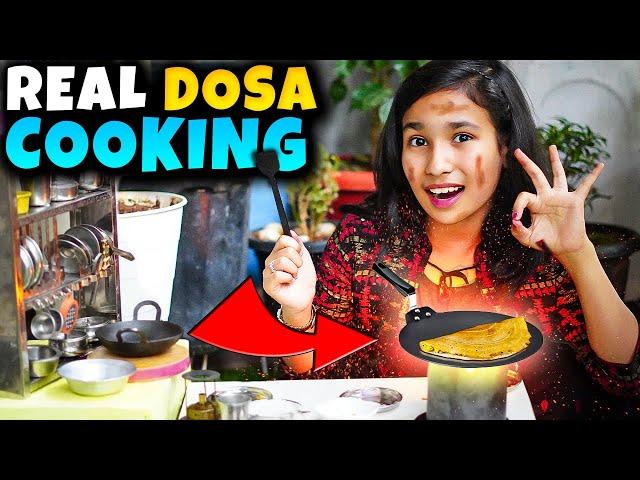 Real Mini Dosa Cooking ️ | Fun Cooking with Pari ‍ | Cooking Game in Hindi  #LearnWithPari