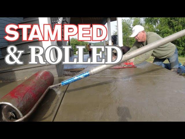 Let's Get Rolling! Double Texture Patio