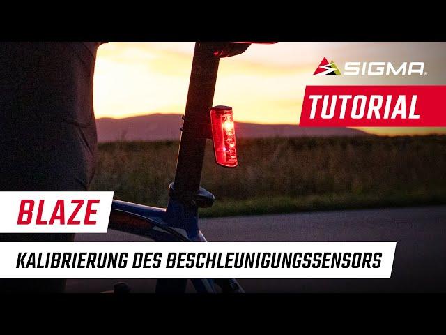 DE | BLAZE | Kalibrierung | Tutorial | SIGMA SPORT