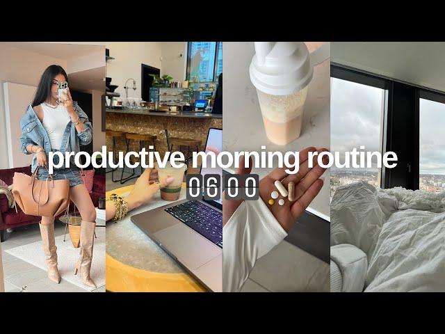 6am *productive* winter morning routine | getting back on track & being disciplined