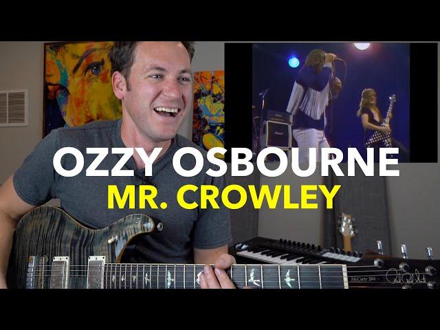 Guitar Teacher REACTS: OZZY OSBOURNE - "Mr. Crowley" 1981 W/ Randy Rhoads (Live Video)