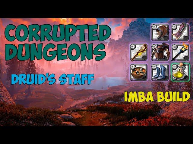 Albion Online PVP Corrupted Dungeons | Druid's Staff |