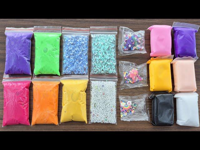 Relaxing Slime Making with Satisfying Bags and Clay