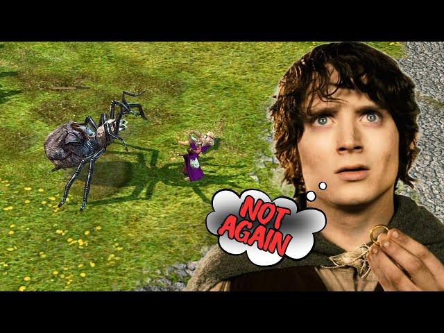 FRODO VS THE BIG SPIDER!