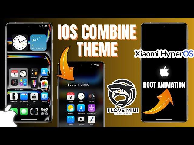 iOS Theme Combine From Chinese And Global Theme For Xiaomi Devices | I Love Miui