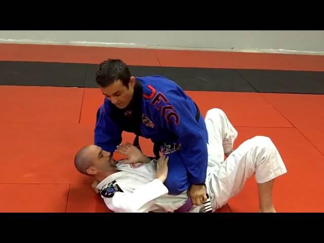 Jiu Jitsu Techniques - Attacks From Knee On Belly