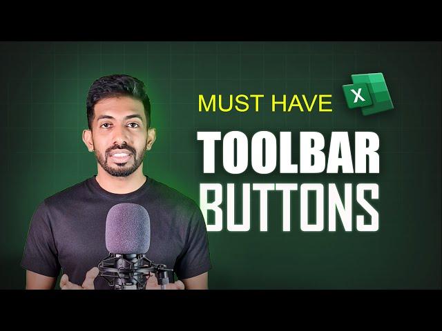 Must Have Buttons on Your Quick Access Toolbar in Excel NOW!