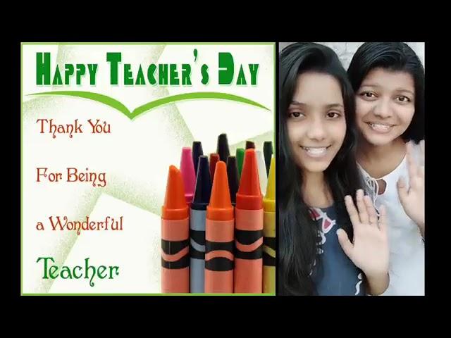 Artists and Students of Gurukul Art Gallery wishing Happy Teacher's Day to Guru Abhay Dwivedi Ji