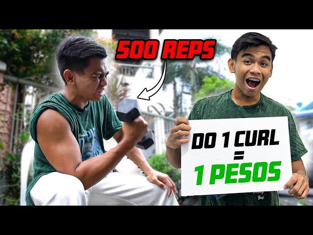 1 BICEPS CURL = 1 PESO (sino ang pinakamadami?)