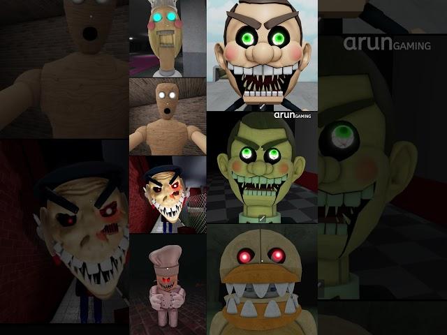 Roblox - MR FUNNY'S TOYSHOP VS MISS ANI TRON'S VS PAPA PIZZA'S VS SIR SCARY'S MANSION ALL JUMPSCARE