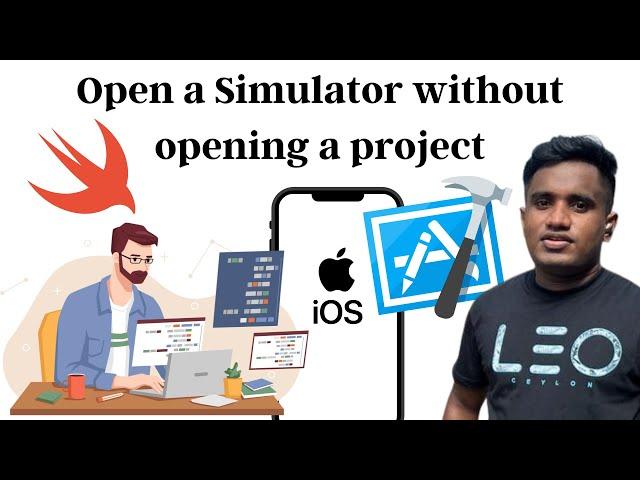 How to open a Simulator in Xcode 14+ without opening a project