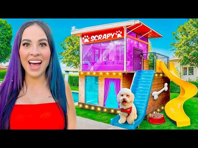 CONSTRUÍ UNA MANSIÓN de ENSUEÑO PARA MI PERRITO Y NASYA!! 