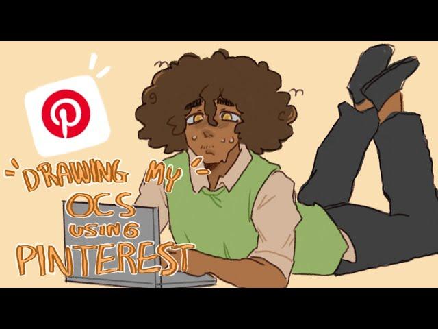 Drawing my ocs using pinterest! [ draw with me ]