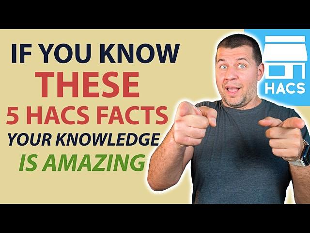 If you know these 5 HACS features your knowledge is AMAZING!