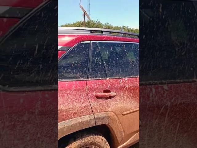 THIS RAV 4 IN THE MUD 