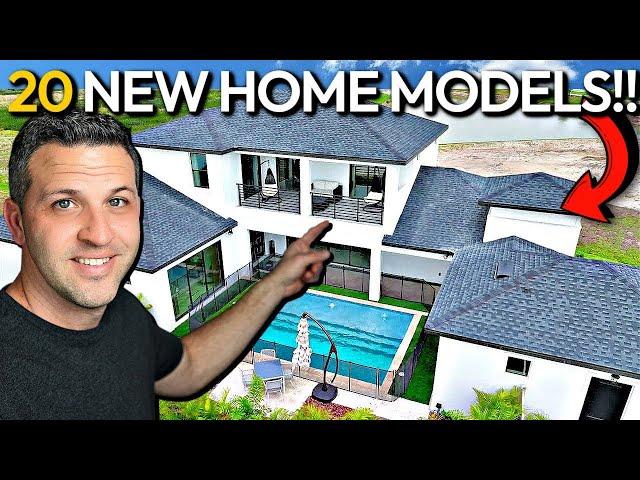 Inside 20 AMAZING New Construction Homes For Sale Near Tampa Florida [FULL TOURS]