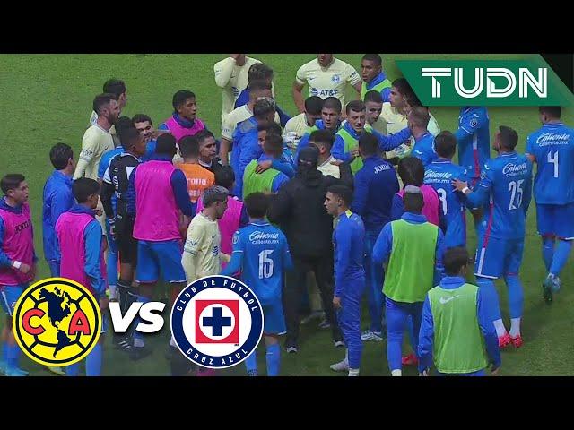 ¡SE VACIARON LAS BANCAS! Se armó la bronca | América 1-2 Cruz Azul | Copa por México 2022 | TUDN