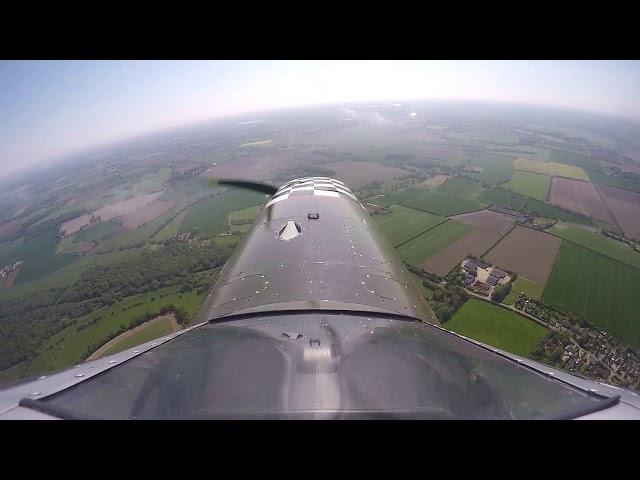 Titan T51 Mustang G-MUZY, 2 aircraft in sight 3 miles off so closing in for the kill 