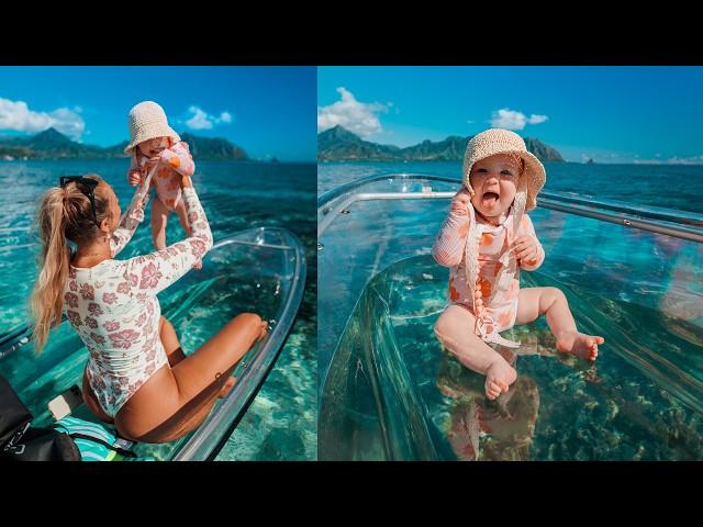 Our daughter's first ocean adventure! [Hawai'i VLOG]