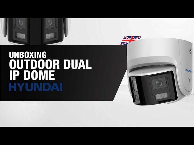 UNBOXING - Outdoor dual 4MP IP dome - HYUNDAI | By Demes