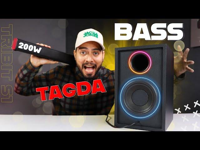 Tribit SoundBar S1 200W with Deep Bass *UNBOXING & SOUND TEST* Under Rs 10000 in India